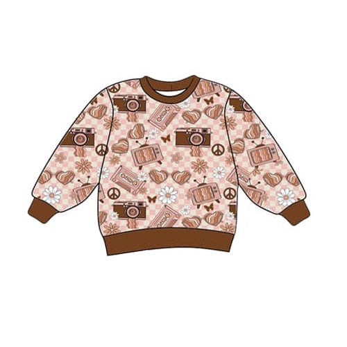 GT0728 Christmas radio flower chocolate girl boy top preorder 202408