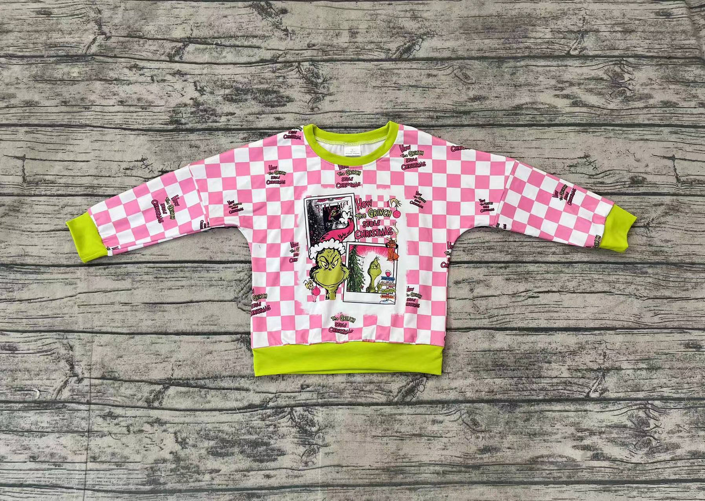 GT0733 Christmas bluey dog long sleeve girl top tee 202408 preorder