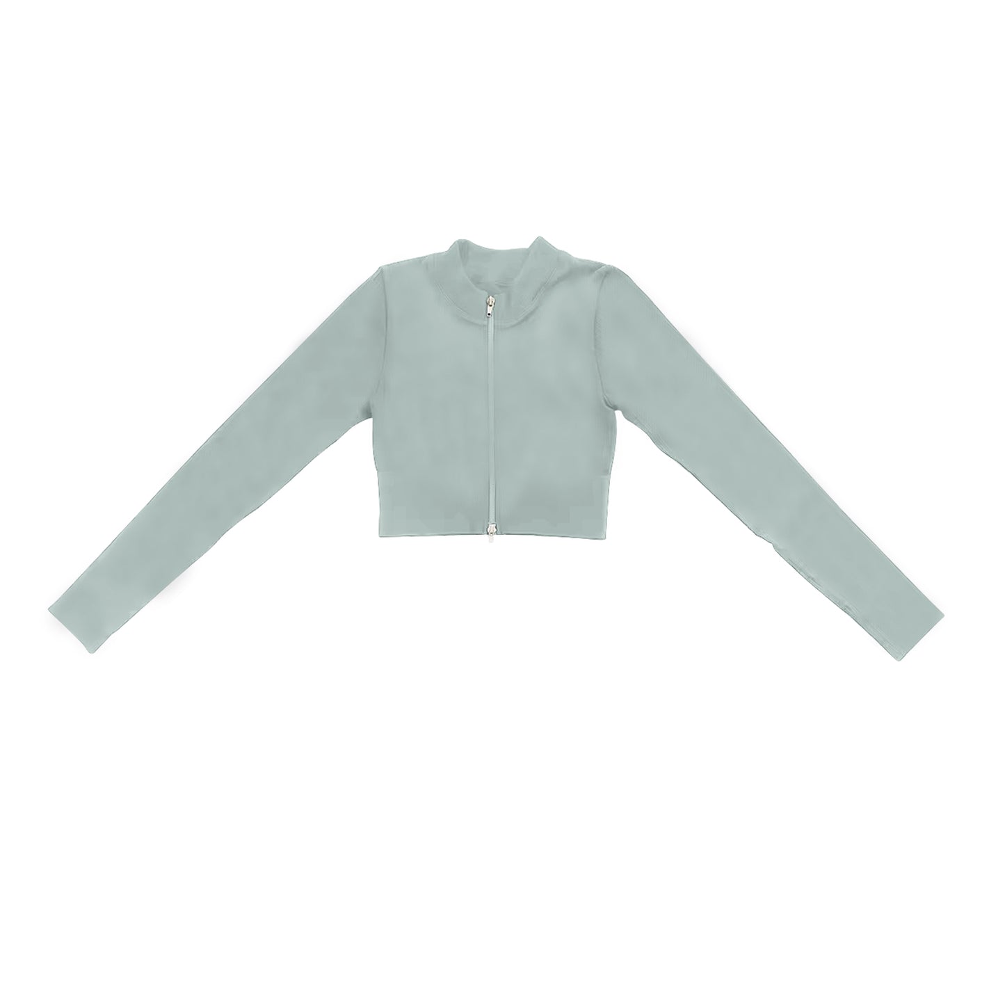 GT0821 yoga western green zipper long sleeve girl top 202410 preorder