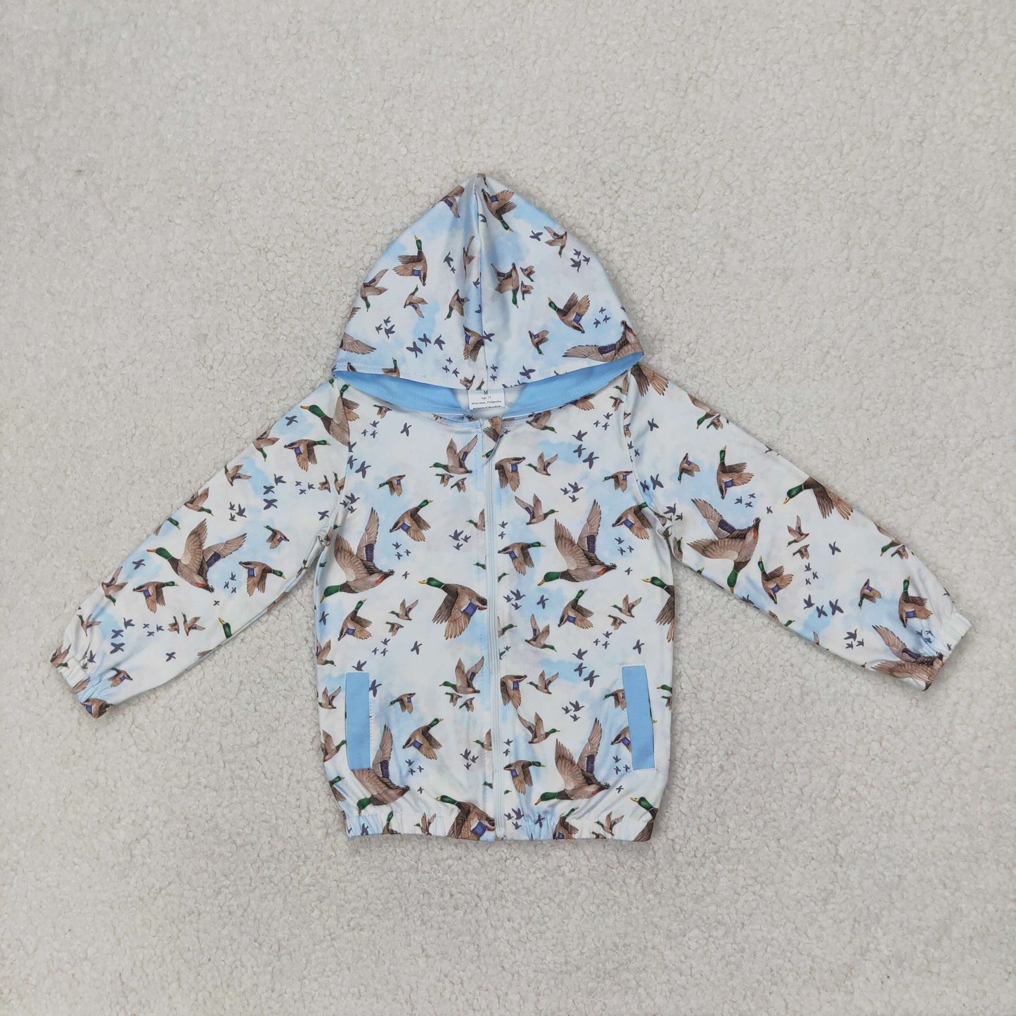 GT0875 duck hoodie zipper bow girl top zipper shirt 202504 RTS
