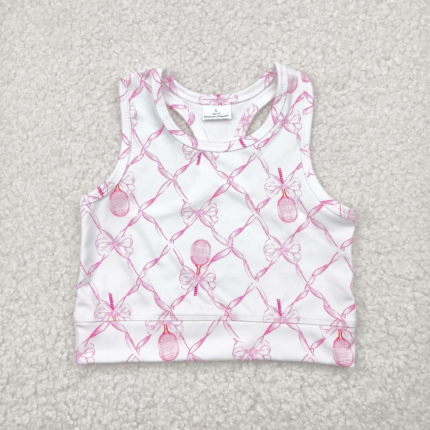 GT0883 YOGA western Bow girl top tee t-shirt RTS 202504