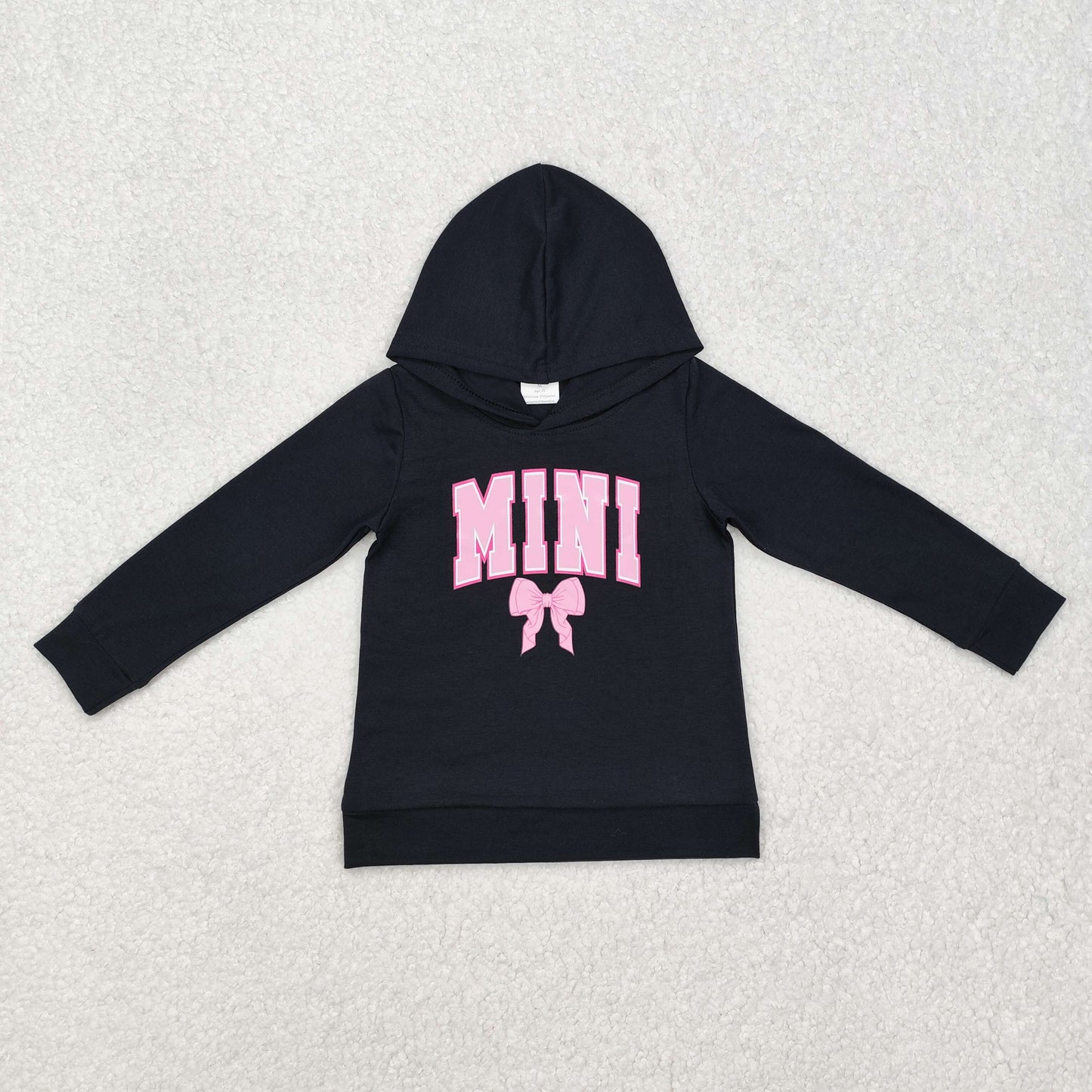 GT0902 Vinly bow long sleeve girl hoodie top coat pullover 202412 RTS