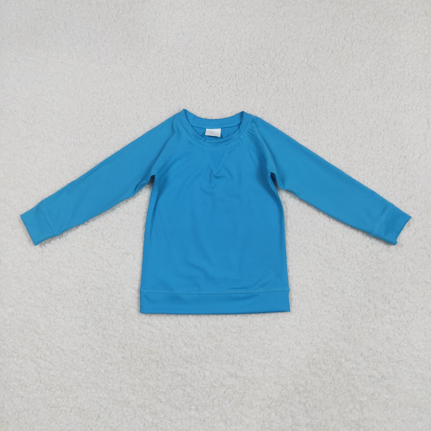GT0969 yoga solid colot cotton top kids girl 202510