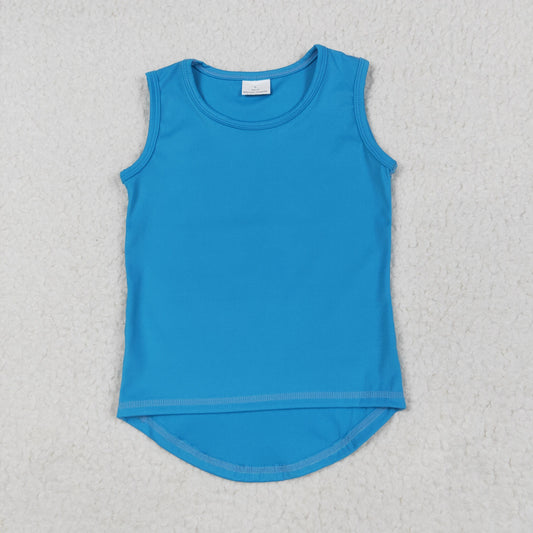 GT0986 yoga vest solid color girl top 202505 RTS