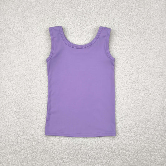 GT0990 yoga vest solid color girl top 202504 RTS