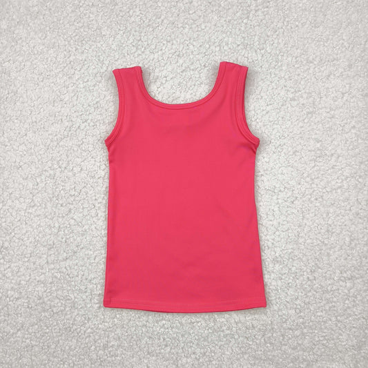 GT0991 yoga vest solid color girl top 202504 RTS