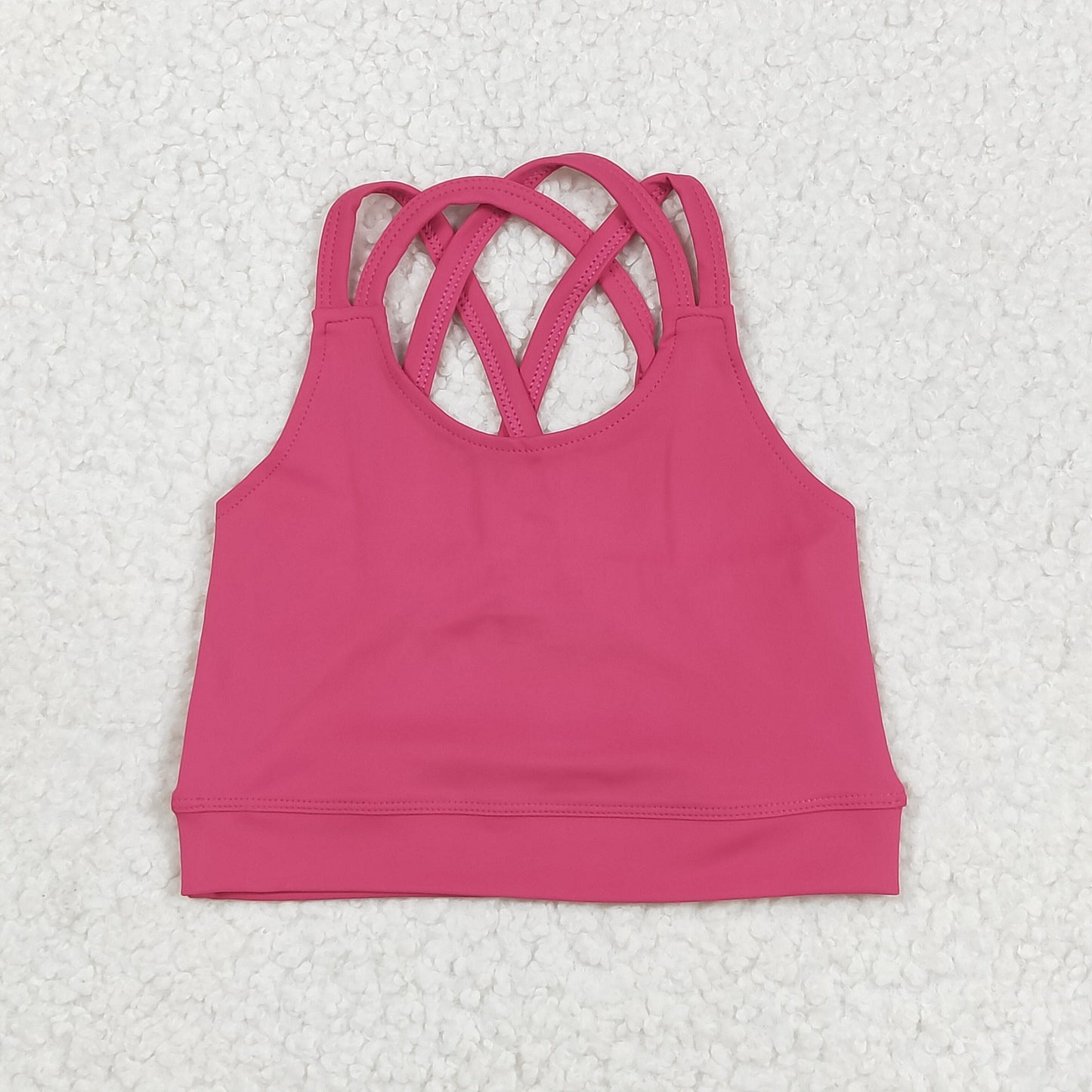 GT1010 yoga vest solid color girl top 202505 RTS