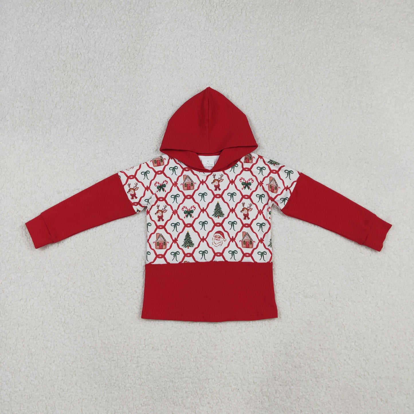 GT1042 hoodie Christmas girl top zipper shirt 202509 RTS