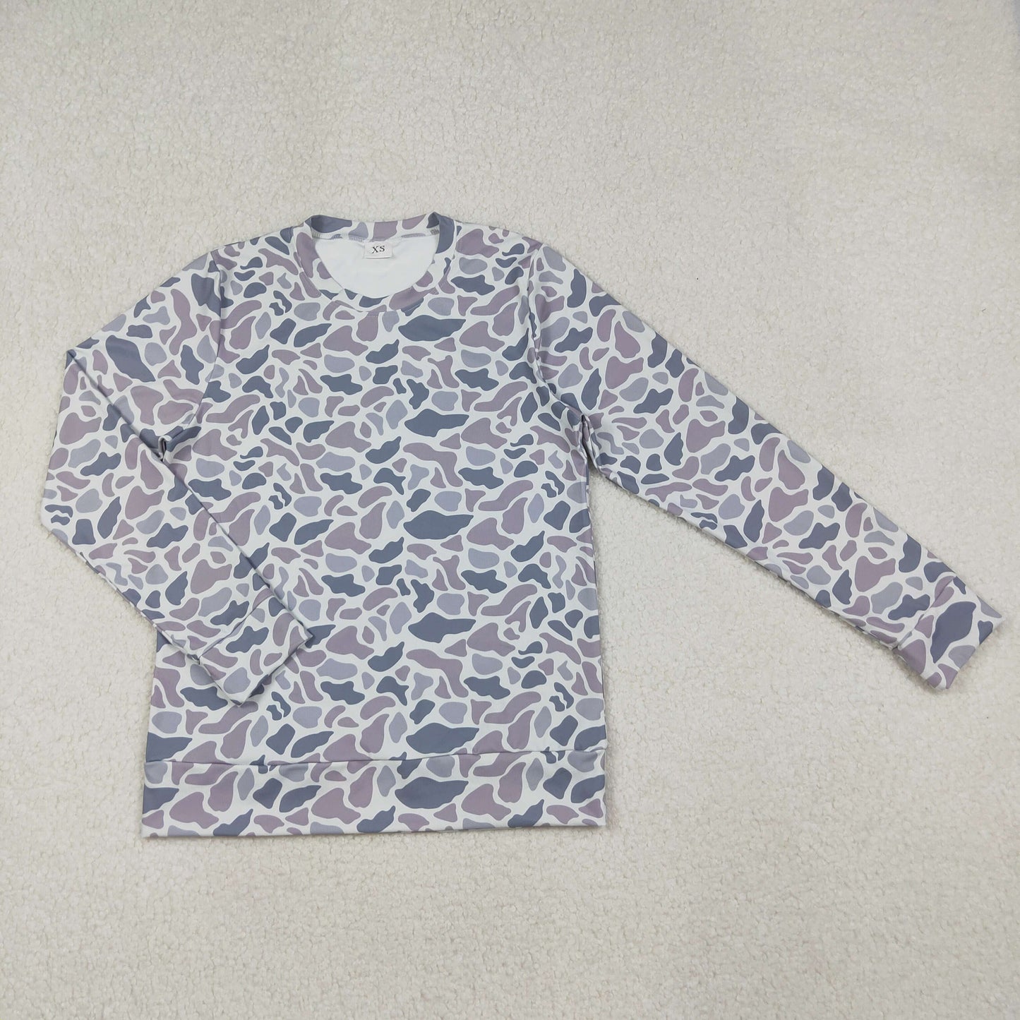 GT1127 camo adult women long sleeve top mama 202509 RT