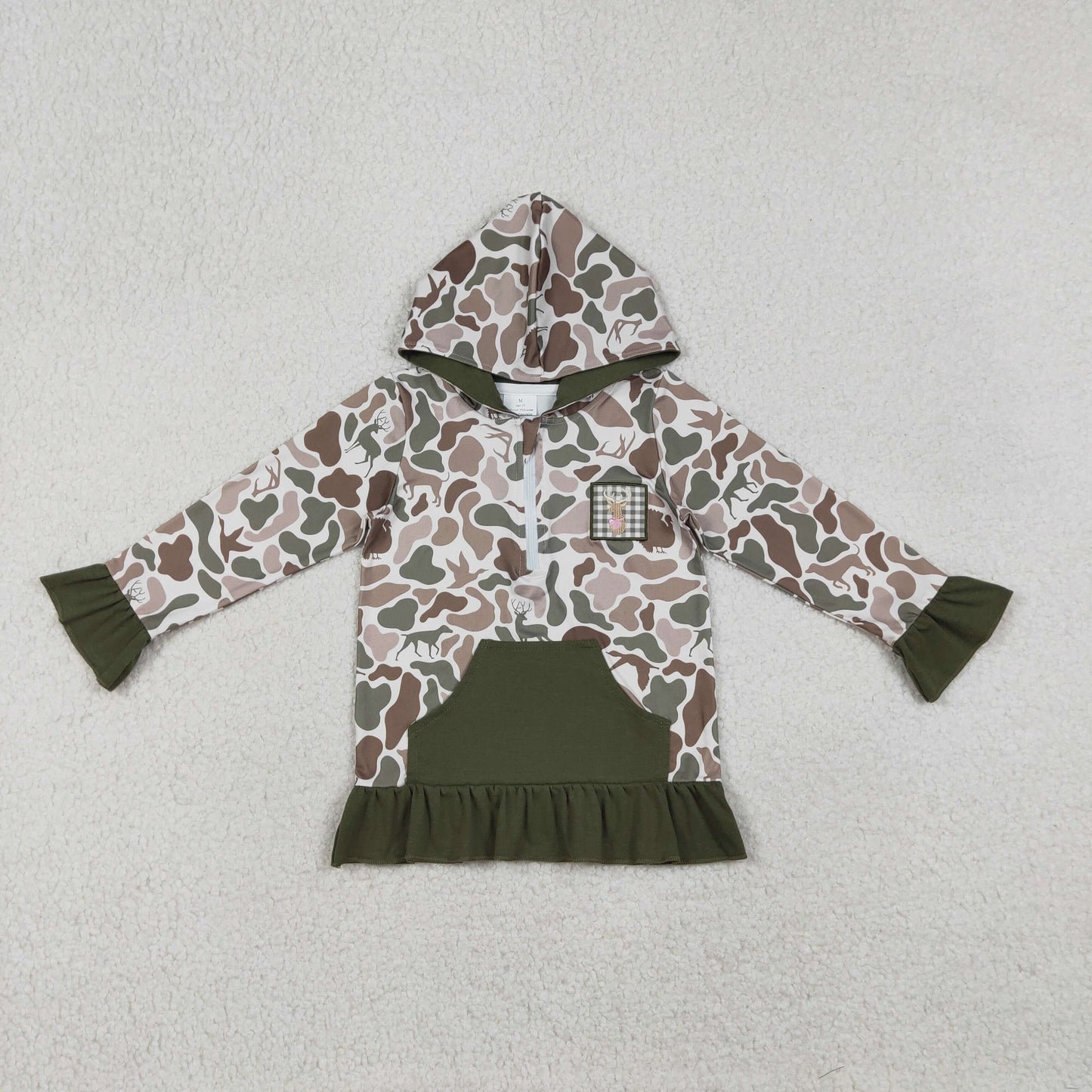 GT1136 embroidery hoodie camo boy top coat pullover 202512 RTS