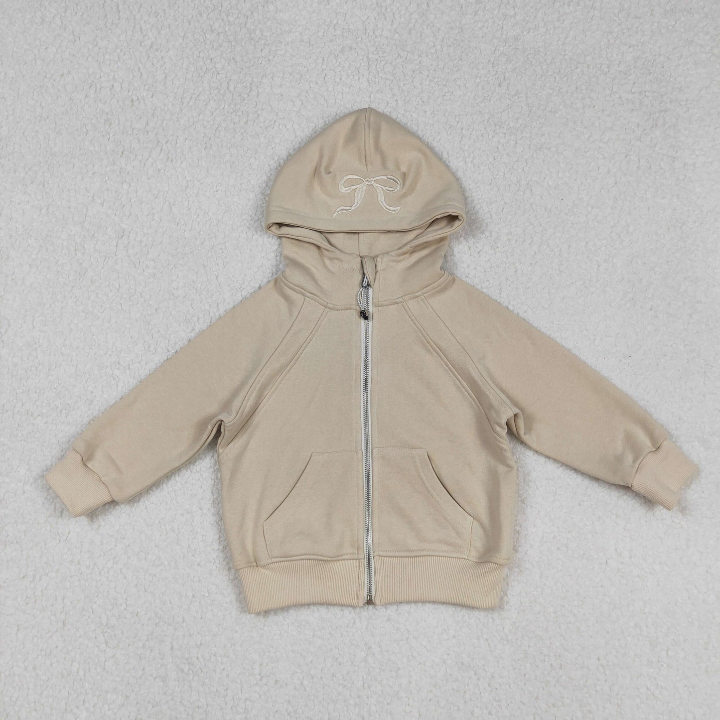 GT1203 winter fall hoodie Christmas BOW Embroidery girl top zipper coat 202509 RTS