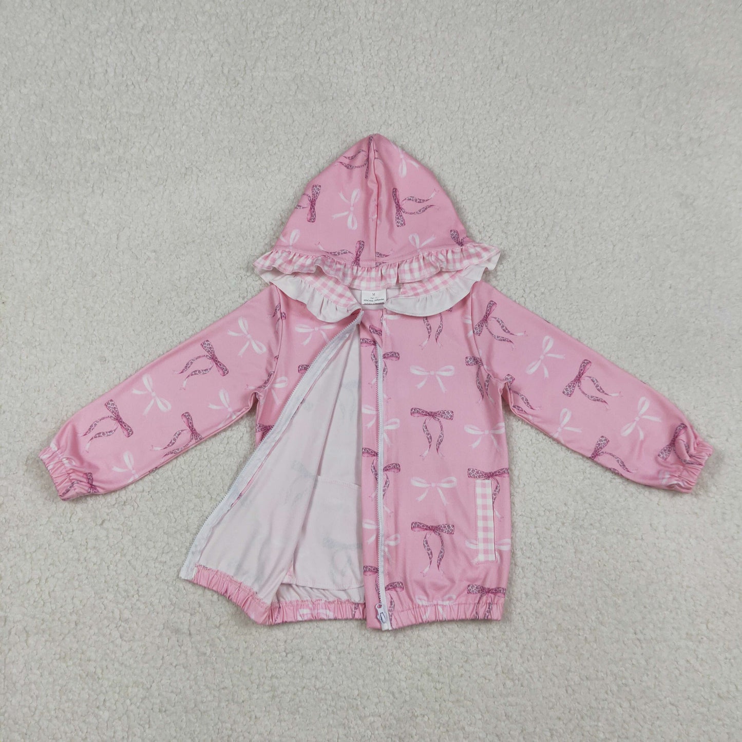 GT1217 bow HOODIE western long sleeve GIRL top coat camo pullover 202512 RTS