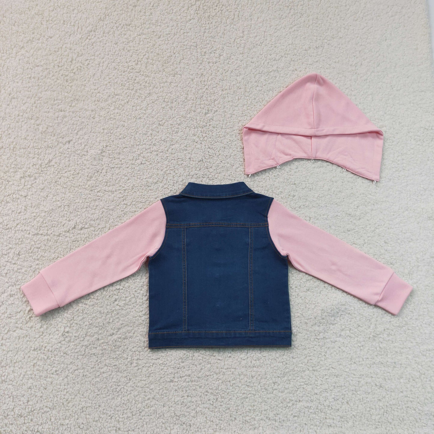 GT1754 Girls PINK Hoodie Denim Jacket RTS 202607 RTS