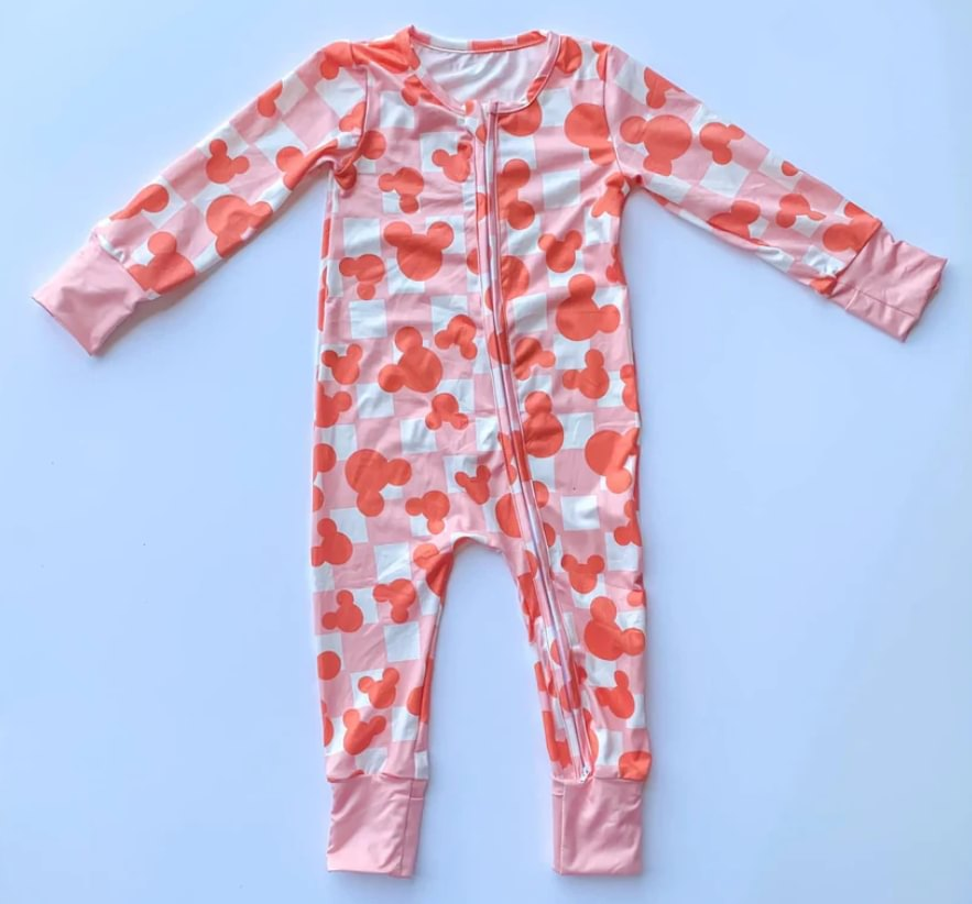 LR0309 cartoon mouse long sleeve girl romper 20230508 preorder