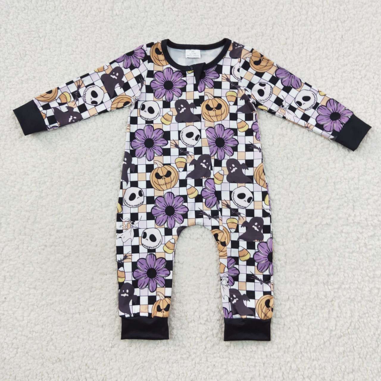 LR0445 halloween long sleeve girl boy romper 20230808 RTS