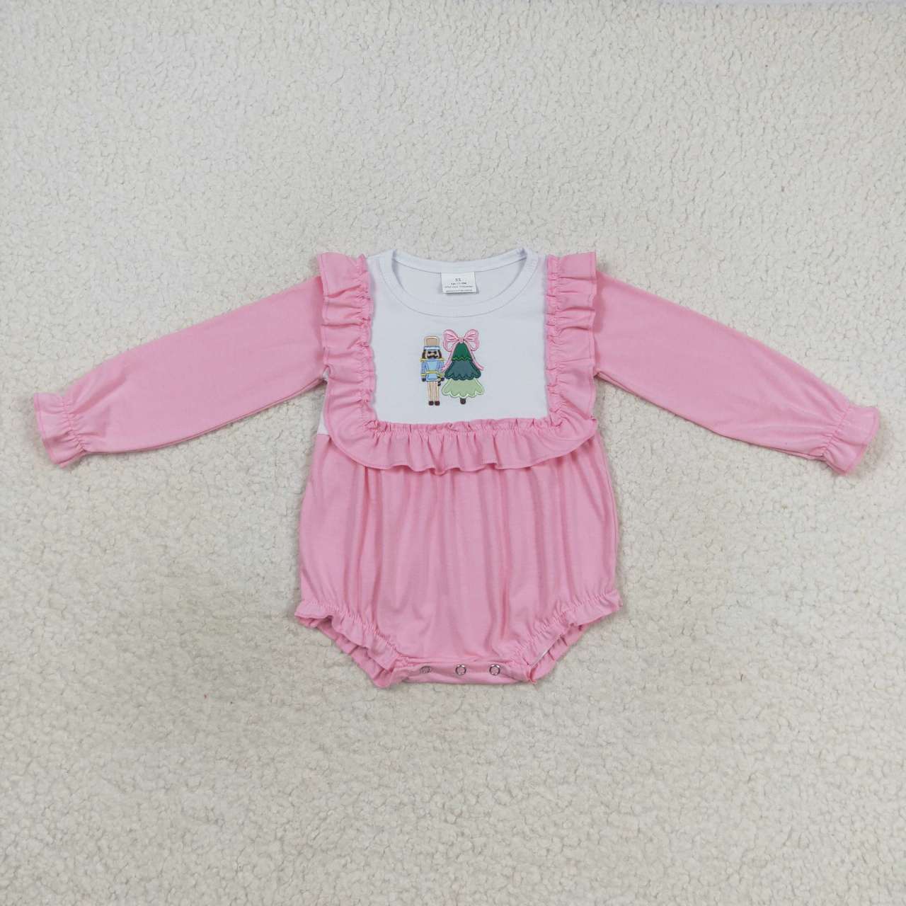 LR0556 Christmas deer snow long sleeve girl romper 20230916 RTS