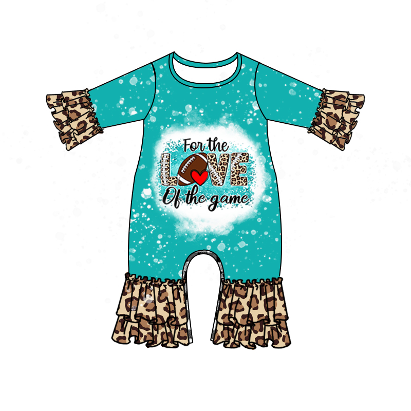 LR0573 long sleeve football game girl romper preorder 20230726