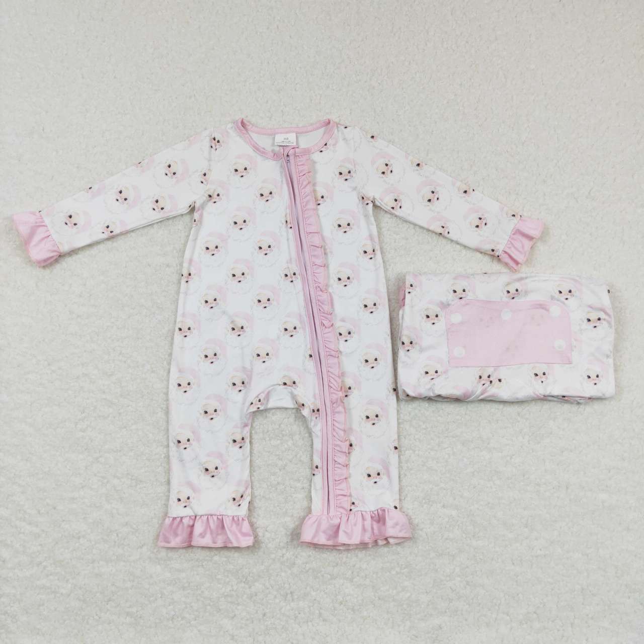 LR0584 long sleeve Christmas girl romper RTS 20231018