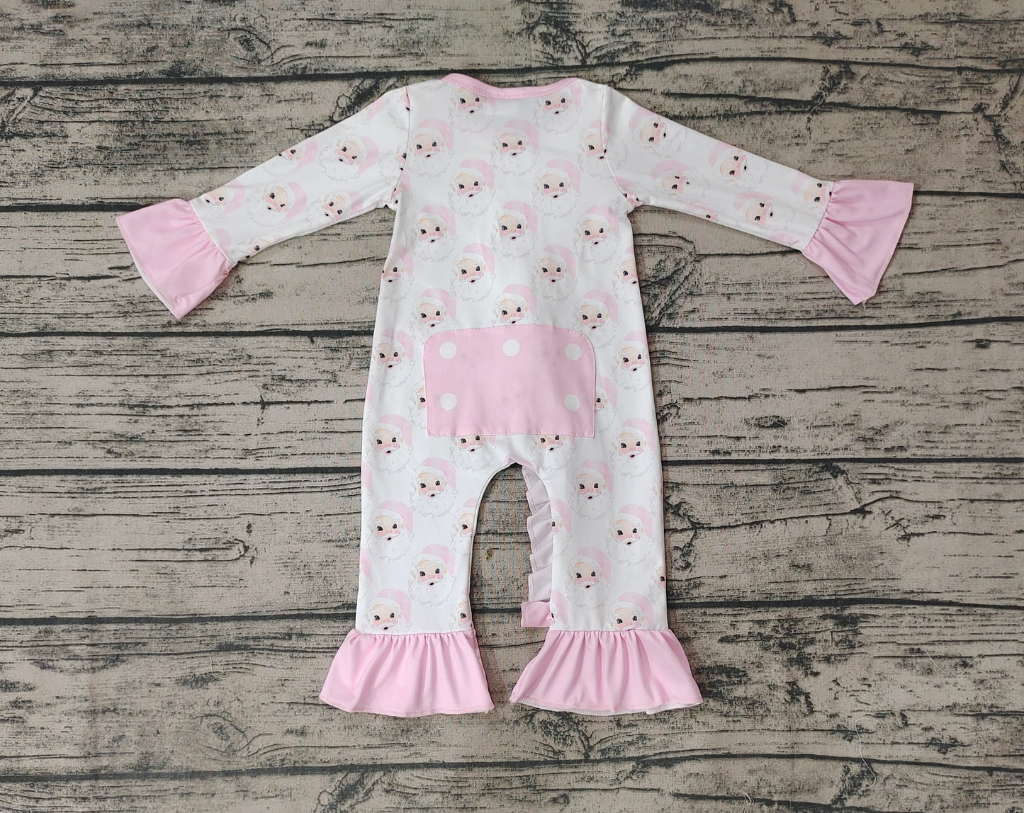 LR0584 long sleeve Christmas girl romper RTS 20231018