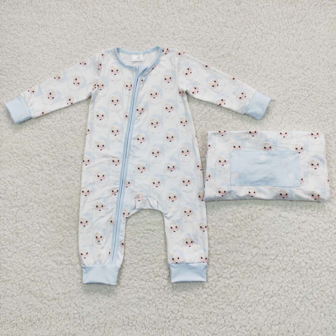LR0585 long sleeve Christmas boy romper RTS 20231013