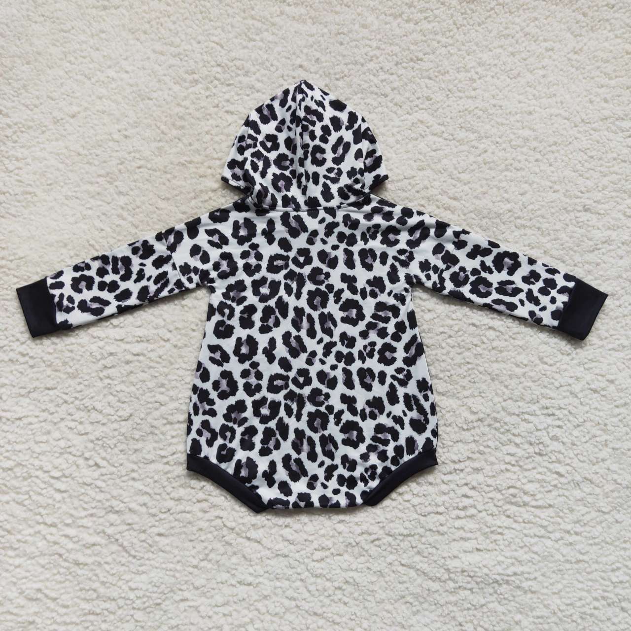 LR0594 cow hoodies boy leopard romper 20230925 RTS