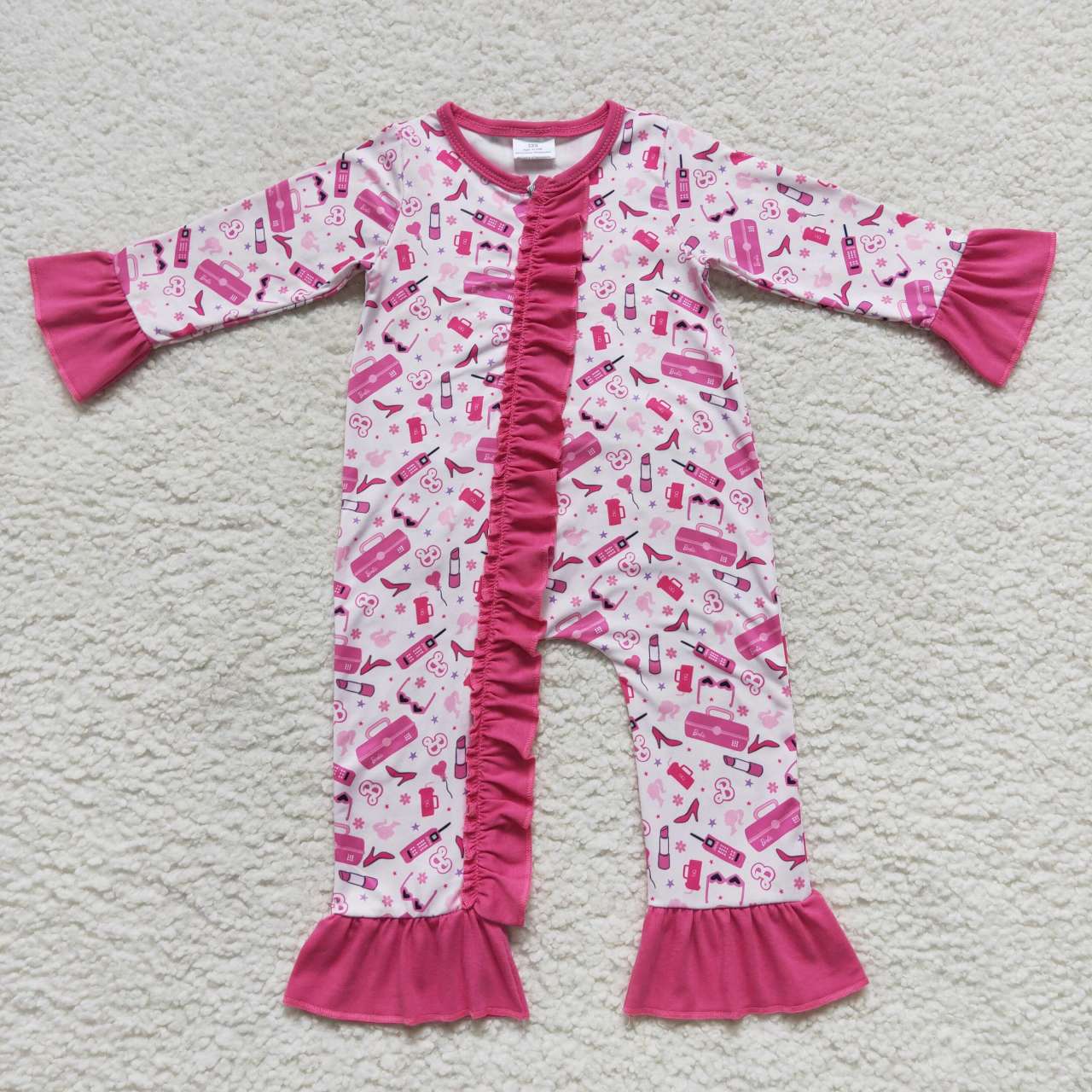 LR0600 long sleeve barbie girl romper RTS 20230925