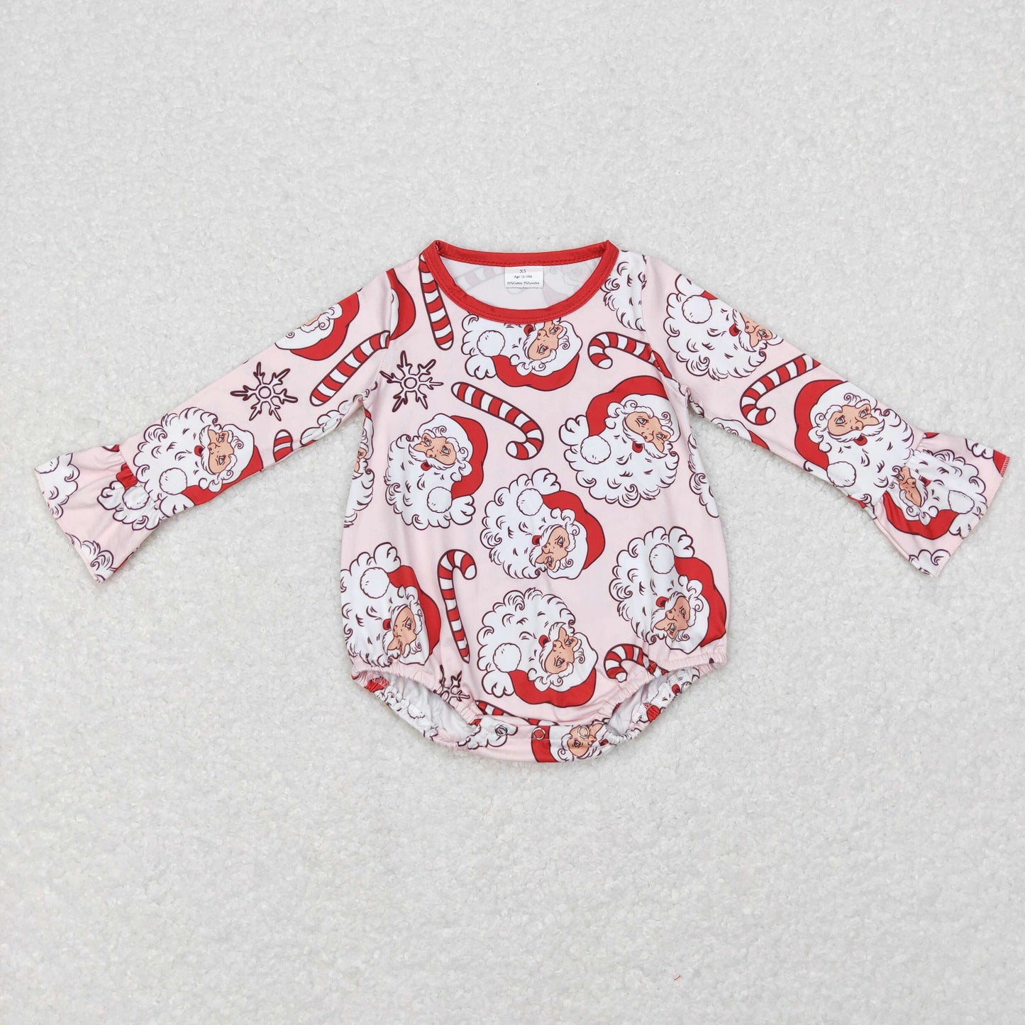 LR0607 western Christmas girl long sleeve boy girl romper 20231101 rts
