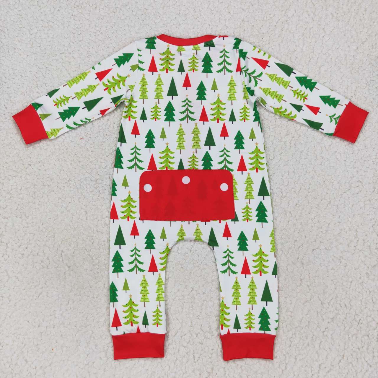 LR0627 long sleeve Christmas tree boy romper 20231009 RTS