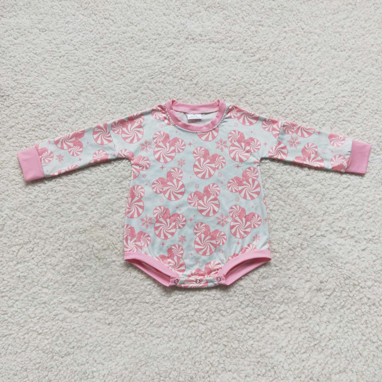 LR0643 cartoon mouse long sleeve girl romper 20230925 RTS