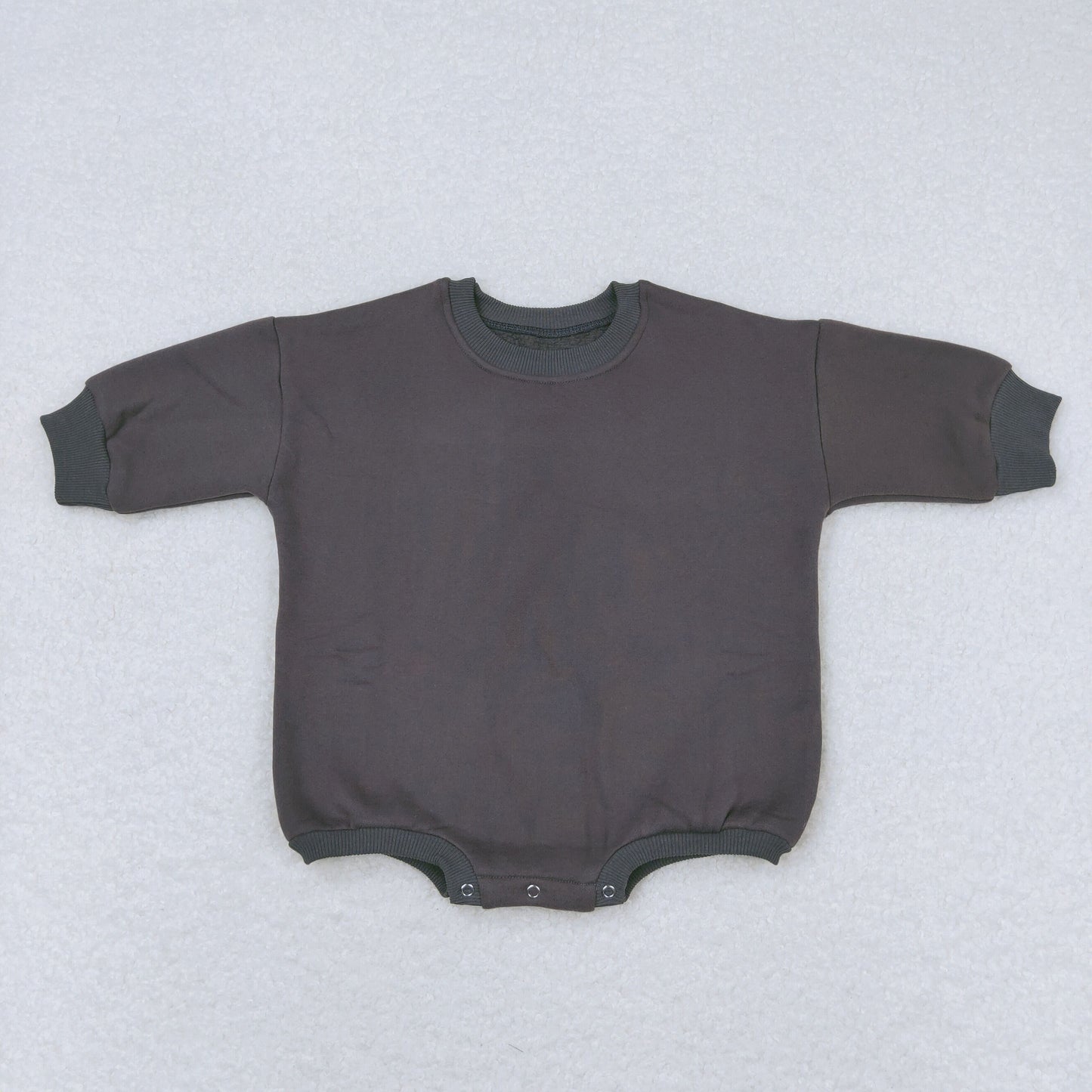 LR0950 RTS Fall winter thickened fleece cotton sweater boy long sleeve romper 202405 RTS