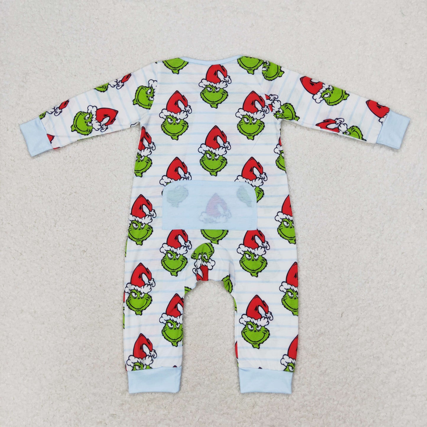 LR1002 cotton bamboo Christmas grinch cartoon romper RTS Free shipping order $100+