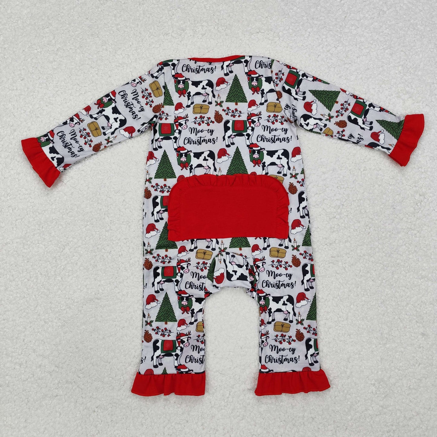 LR1074 Christmas tree girl romper 202411 RTS sibling