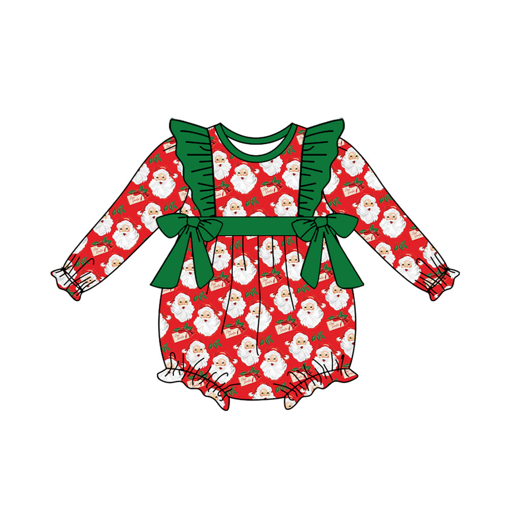LR1087 Christmas girl romper 202405 preorder