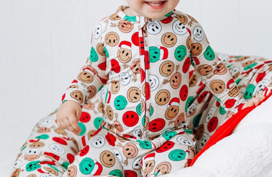 LR1101 Christmas smile santa girl romper 202405 preorder