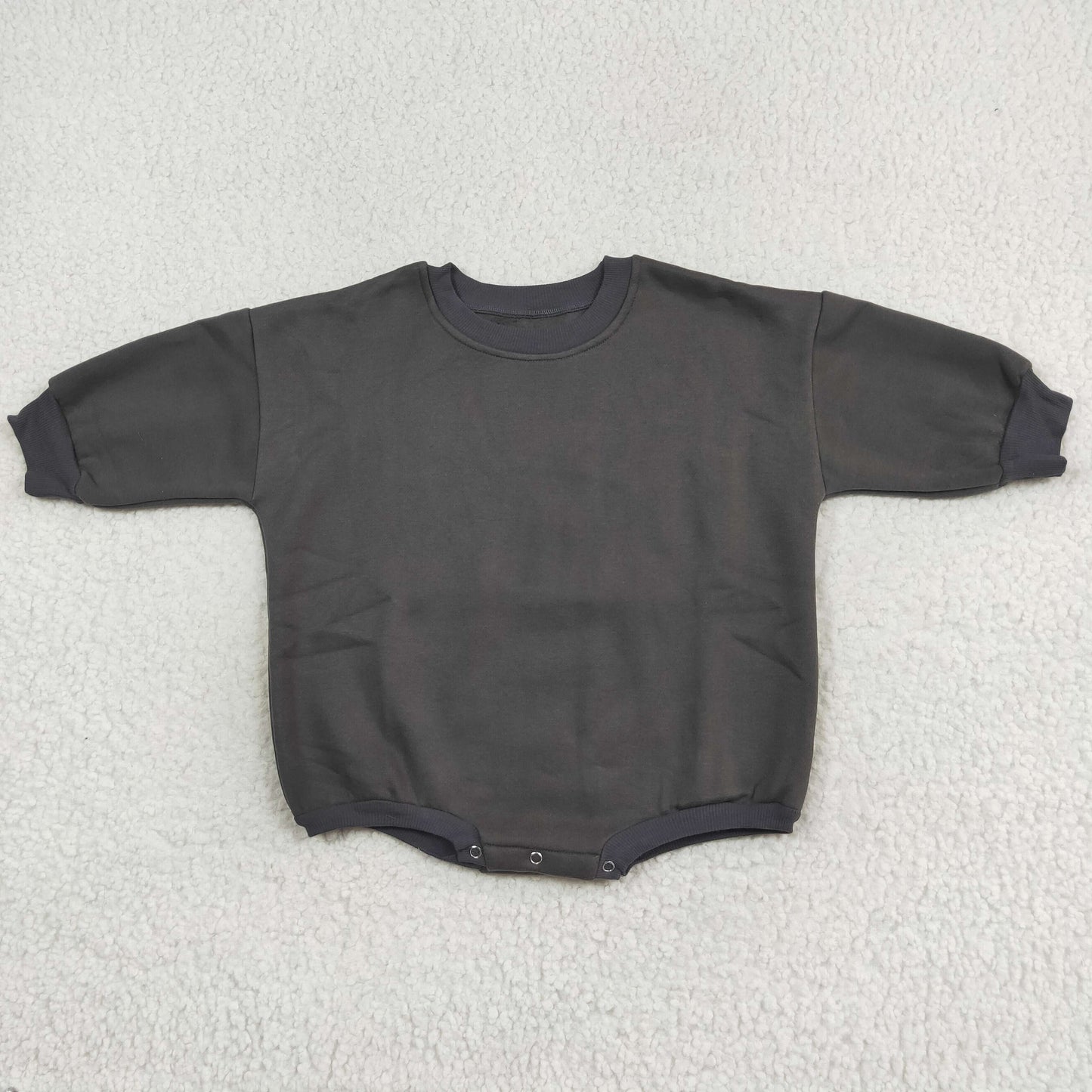 LR0929 RTS winter thicker fleece cotton sweater boy long sleeve romper 202406
