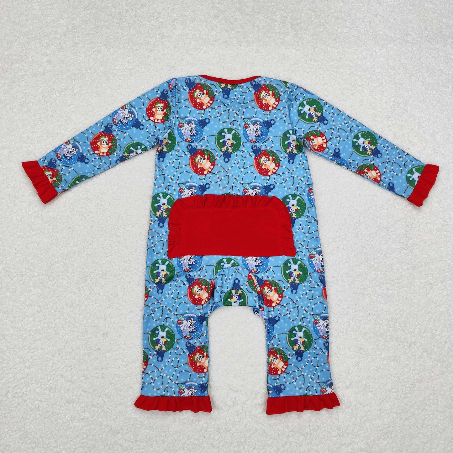 Christmas bluey LR1314 girl romper 202409 RTS