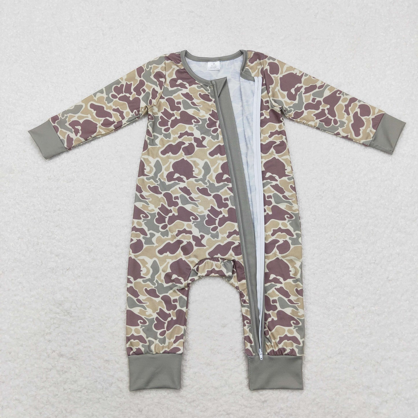 LR1451 BAMBOO Camo sibling LR1451 boy romper 202408 RTS