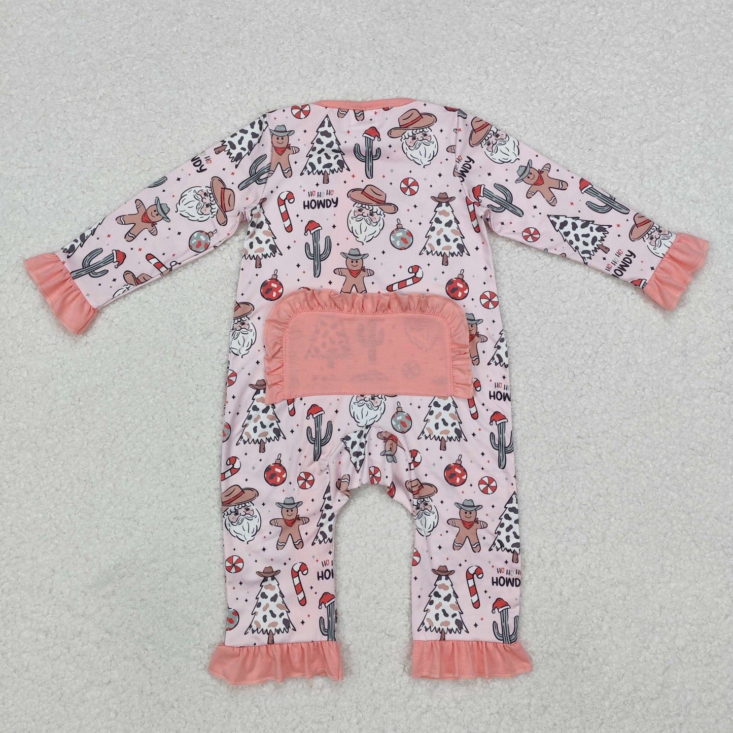 LR1675 Christmas gringerbread girl romper 202410 RTS