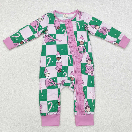 -BAMBOO LR1818 Christmas elf girl romper 202410  rts