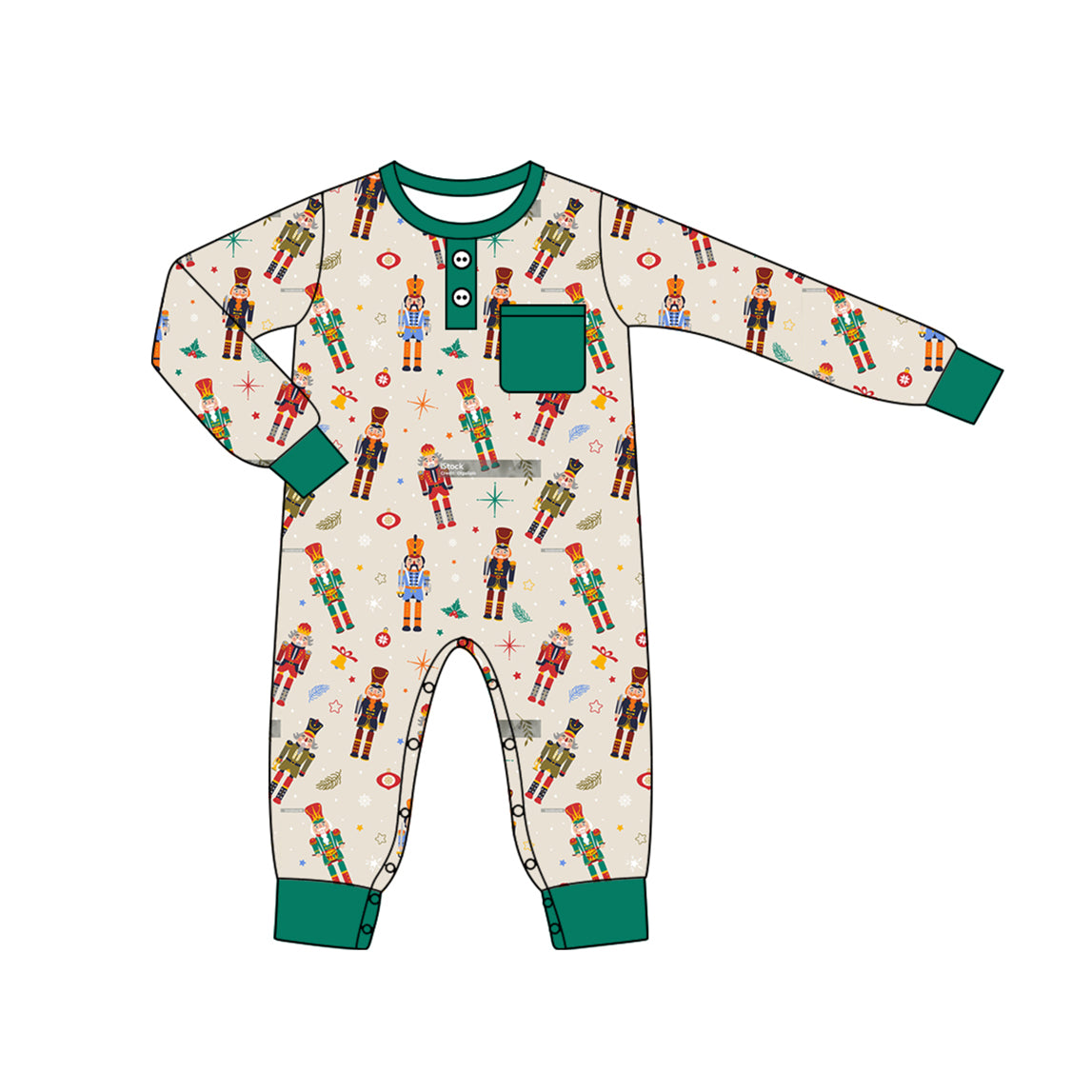 LR1946 preorder Christmas nutcracker boy romper jumpsuit overall 202409 romper