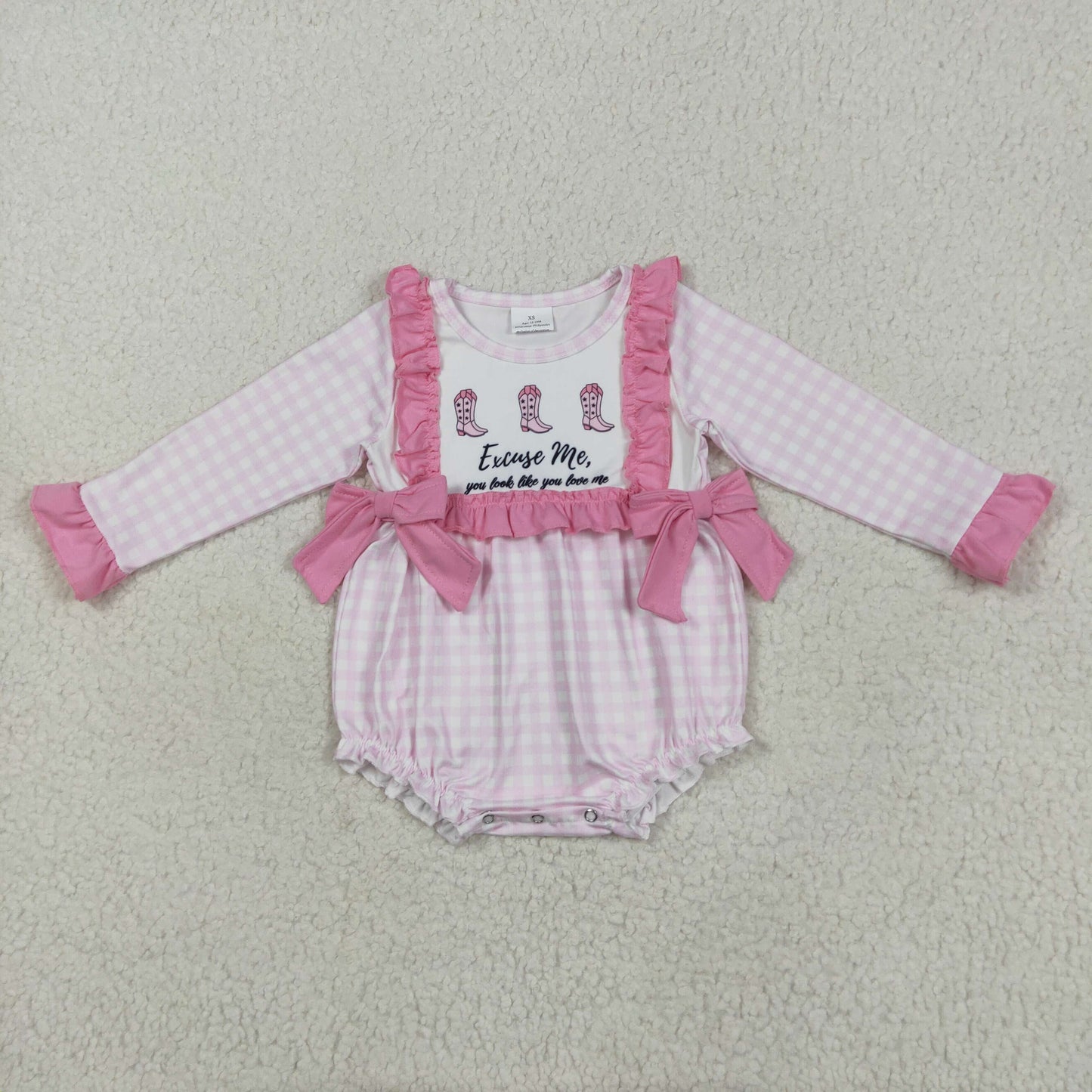 LR2190 RTS Boots girl romper 202505