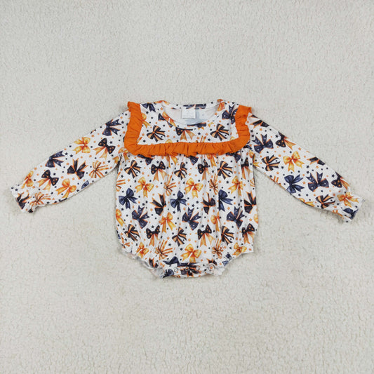 LR2207 BOW girl boy summer romper 202507 RTS