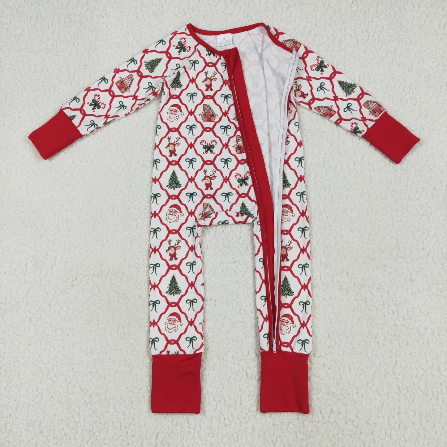 LR2248 Christmas girl summer romper 202506 RTS