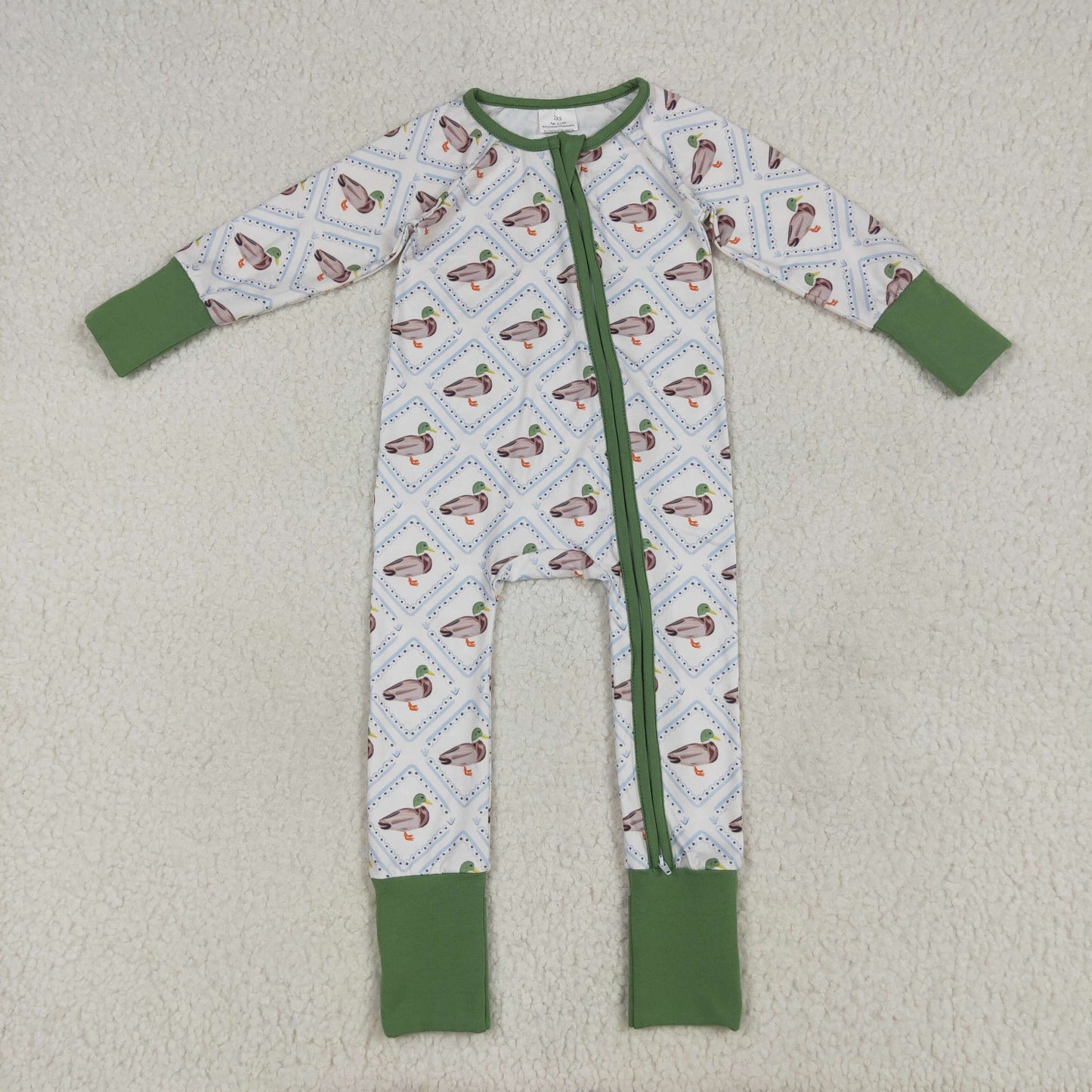 LR2269 duck boy summer romper 202507 RTS