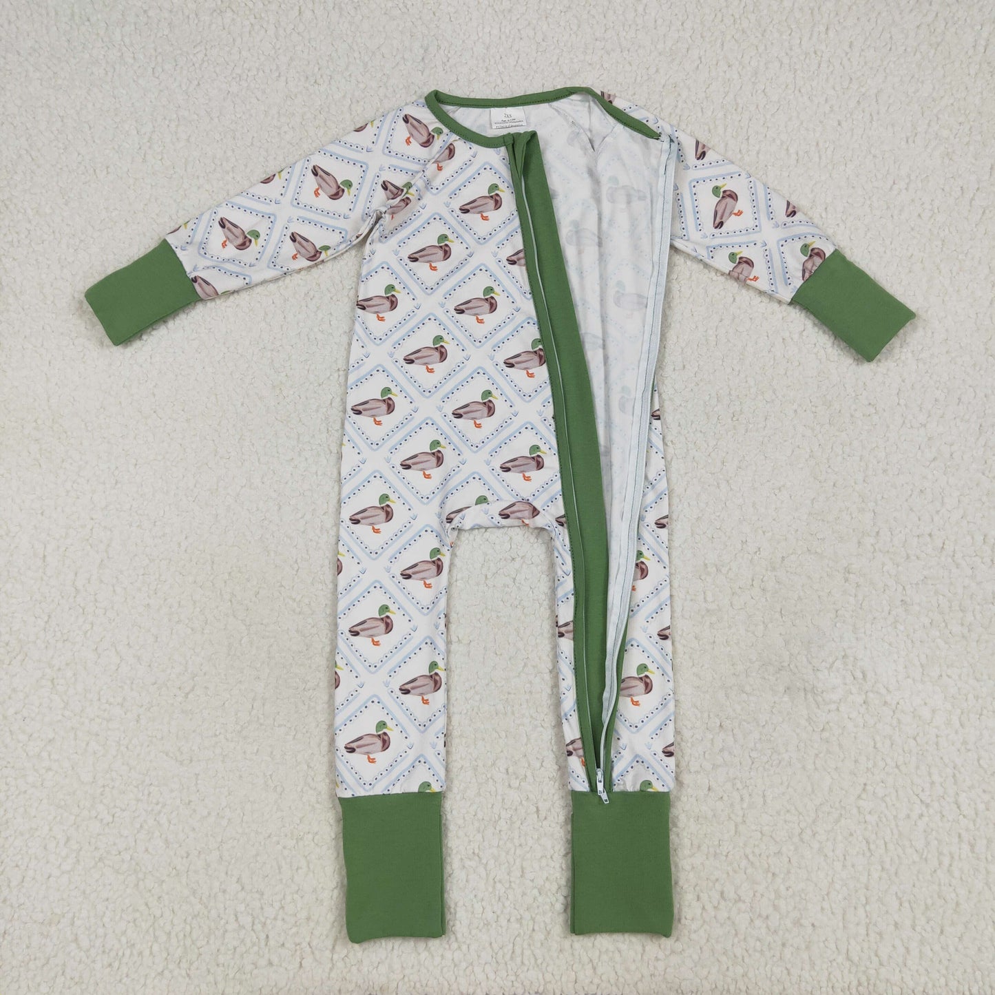 LR2269 duck boy summer romper 202507 RTS