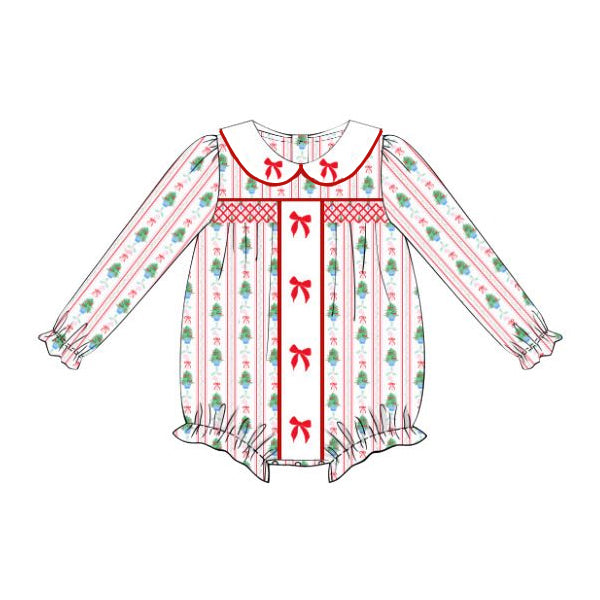 LR2303 Christmas girl summer romper 202506 preorder