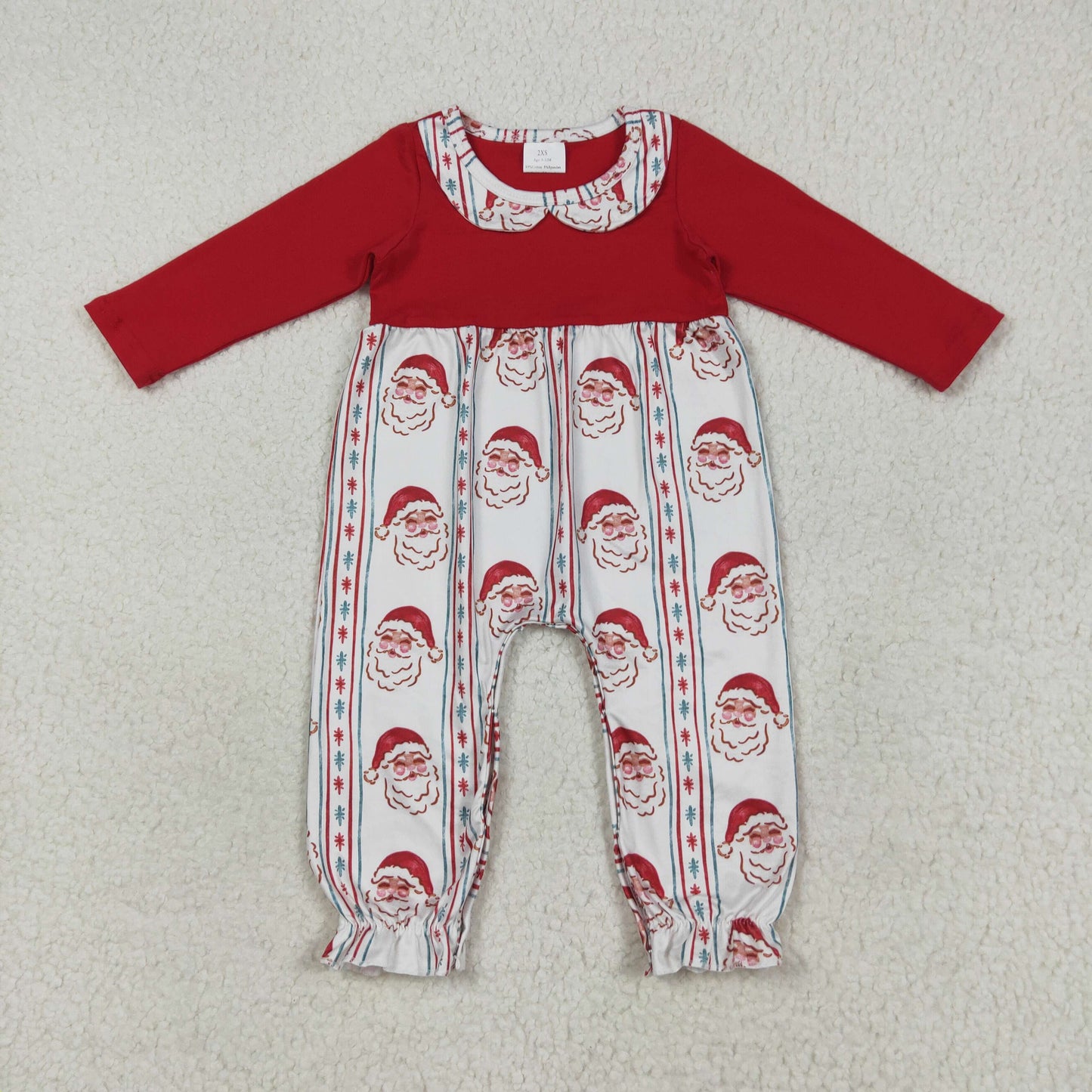 LR2331 Cristmas girl summer romper 202507 RTS