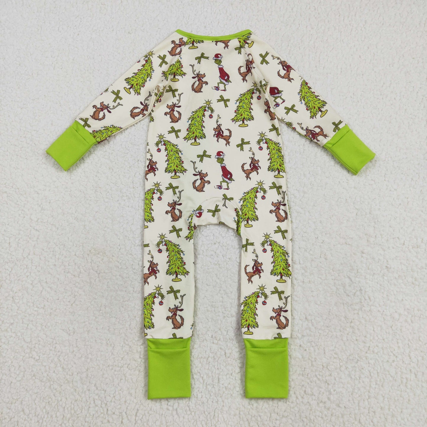 LR2481 Christmas grinch summer girl romper 202508 RTS
