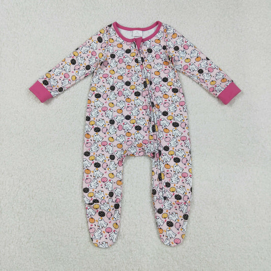 LR2506 Halloween boo boy  romper 202508 RTS