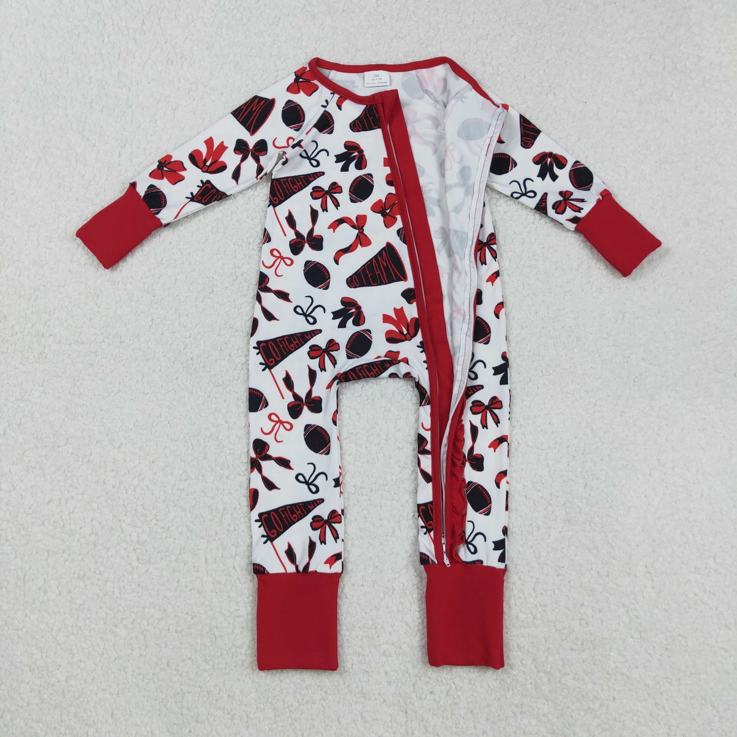 LR2512 cheer boy summer romper 202509 RTS
